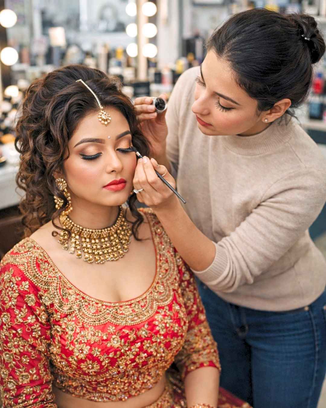 Makeup shoot photography by Dhruv Limbachiya